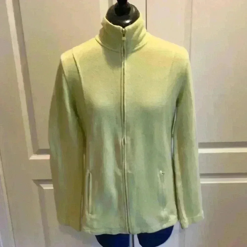 LAURA Scott Size S, 100% Cotton Zip Up Swe…